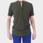 CELESTE CE-2247 T/SHIRT ΧΑΚΙ ΚΟΝΤΟΜΑΝΙΚΟ ΜΕ ΚΟΥΜΠΙΑ