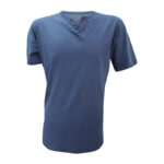 T/SHIRT ΒΑΜΒΑΚΕΡΟ ΙΝΤΙΓΚΟ Κ 2025 ΜΕ ΤΡΙΑ ΚΟΥΜΠΑΚΙΑ ΣΤΟΝ ΜΑΟ ΓΙΑΚΑ - Image 4