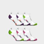 GSA HYDRO 82-19109 ULTRALIGHT PERFOMANCE SOCKS 6-PAIRS ΚΑΛΤΣΕΣ ΛΕΥΚΕΣ ΜΕ ΧΡΩΜΑΤΙΣΤΕΣ ΛΕΠΤΟΜΕΡΙΕΣ