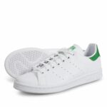 ADIDAS ORIGINALS STAN SMITH J FX ΓΥΝΑΙΚΕΙΑ ΛΕΥΚΑ ΔΕΡΜΑΤΙΝΑ ΑΘΛΗΤΙΚΑ ΠΑΠΟΥΤΣΙΑ - Image 4