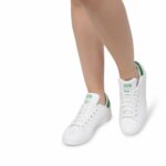 ADIDAS ORIGINALS STAN SMITH J FX ΓΥΝΑΙΚΕΙΑ ΛΕΥΚΑ ΔΕΡΜΑΤΙΝΑ ΑΘΛΗΤΙΚΑ ΠΑΠΟΥΤΣΙΑ - Image 2