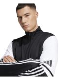 ADIDAS SQ25 TR JKT ΖΑΚΕΤΑΚΙ ΤΡΙΡΙΓΟ ΡΕΤΡΟ ΑΣΠΡΟ-ΜΑΥΡΟ ΜΕ ΤΕΧΝΟΛΟΓΙΑ AEROREADY - Image 2