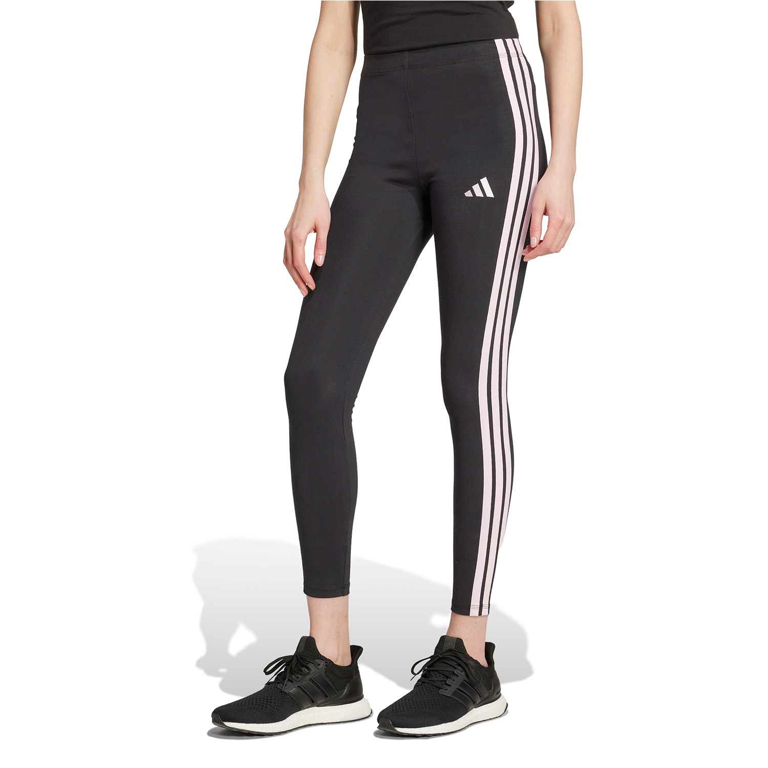 ADIDAS W 3S SJ LEG ΜΑΥΡΟ ΤΡΙΡΙΓΟ ΚΟΛΑΝ ΜΕ ΡΟΖ ΡΙΓΑ - Image 3