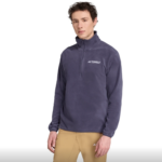 ADIDAS MT ESS HZ FL TERREX ΑΝΔΡΙΚΟ FLEECE ΦΟΥΤΕΡΑΚΙ ΜΙΣΟ ΦΕΡΜΟΥΑΡ ΓΙΑ ΧΕΙΜΕΡΙΝΕΣ ΕΞΟΡΜΗΣΕΙΣ - Image 2