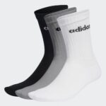 ADIDAS C LIN CREW 3P 3 ΧΡΩΜΑΤΑ ΒΑΜΒΑΚΕΡΟ ΚΑΛΤΣΑΚΙ ΜΕΧΡΙ ΤΟΝ ΑΣΤΡΑΓΑΛΟ