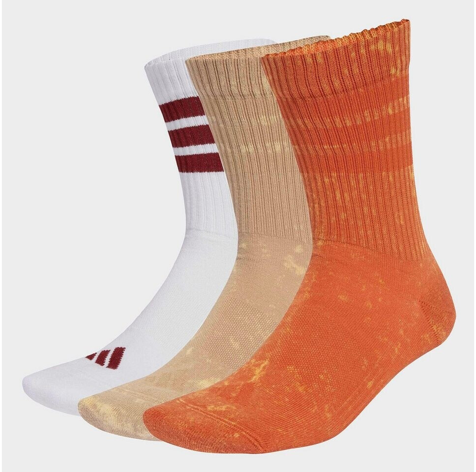 adidas-stonewash-crew-socken-3-paar-fox-orange-warm-sandstone-white-kc5725-3-2f4 ADIDAS 3S C CRW WSH 3P 3 ΖΕΥΓΗ ΔΙΑΦΟΡΕΤΙΚΑ ΧΡΩΜΑΤΑ ΒΑΦΗ ΚΟΜΠΟΣ ΚΑΛΤΣΕΣ - Image 1