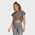 ADIDAS FARM TRN TANK ΓΥΝΑΙΚΕΙΑ CROP-TOP ΜΠΛΟΥΖΑ ΜΕ ΦΑΡΔΙΑ ΕΦΑΡΜΟΓΗ - Image 3