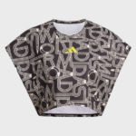 ADIDAS FARM TRN TANK ΓΥΝΑΙΚΕΙΑ CROP-TOP ΜΠΛΟΥΖΑ ΜΕ ΦΑΡΔΙΑ ΕΦΑΡΜΟΓΗ - Image 2