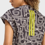 ADIDAS FARM TRN TANK ΓΥΝΑΙΚΕΙΑ CROP-TOP ΜΠΛΟΥΖΑ ΜΕ ΦΑΡΔΙΑ ΕΦΑΡΜΟΓΗ - Image 5