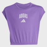 ADIDAS JG CLGT TEE ΓΥΝΑΙΚΕΙΟ ΑΜΑΝΙΚΟ CROT-TOP T-SHIRT ΜΕ ΤΕΧΝΟΛΟΓΙΑ CLIMACOOL
