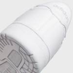ADIDAS RAPID COURT LOW J ΛΕΥΚΑ ΔΕΡΜΑΤΙΝΑ ΠΑΠΟΥΤΣΙΑ - Image 5