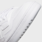ADIDAS RAPID COURT LOW J ΛΕΥΚΑ ΔΕΡΜΑΤΙΝΑ ΠΑΠΟΥΤΣΙΑ - Image 6
