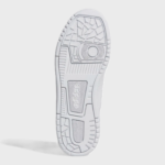 ADIDAS RAPID COURT LOW J ΛΕΥΚΑ ΔΕΡΜΑΤΙΝΑ ΠΑΠΟΥΤΣΙΑ - Image 4
