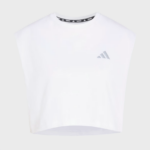 ADIDAS Run Ess TK W ΛΕΥΚΟ ΓΥΝΑΙΚΕΙΟ ΑΜΑΝΙΚΟ ΜΠΛΟΥΖΑΚΙ ΜΕ ΦΑΡΔΙΑ ΕΦΑΡΜΟΓΗ - Image 2
