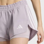 ADIDAS PACER 2IN1 ΓΥΝΑΙΚΕΙΟ ΑΘΛΗΤΙΚΟ ΣΟΡΤΣ ΜΕ ΤΕΧΝΟΛΟΓΙΑ CLIMACOOL ΜΕ ΕΝΣΩΜΑΤΟΜΕΝΟ ΚΟΛΑΝ - Image 4