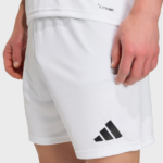 ADIDAS ENT26 SHO ΛΕΥΚΟ ΤΕΧΝΙΚΟ ΑΝΔΡΙΚΟ ΑΘΛΗΤΙΚΟ ΣΟΡΤΣ ΜΕ ΤΕΧΝΟΛΟΓΙΑ CLIMACOOL - Image 2