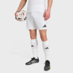 ADIDAS ENT26 SHO ΛΕΥΚΟ ΤΕΧΝΙΚΟ ΑΝΔΡΙΚΟ ΑΘΛΗΤΙΚΟ ΣΟΡΤΣ ΜΕ ΤΕΧΝΟΛΟΓΙΑ CLIMACOOL - Image 4