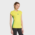 ADIDAS W 3S SJ T WC ΚΙΤΡΙΝΟ ΤΡΙΡΙΓΟ ΓΥΝΑΚΕΙΟ ΒΑΜΒΑΚΕΡΟ T-SHIRT