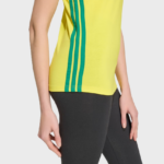 ADIDAS W 3S SJ T WC ΚΙΤΡΙΝΟ ΤΡΙΡΙΓΟ ΓΥΝΑΚΕΙΟ ΒΑΜΒΑΚΕΡΟ T-SHIRT - Image 4