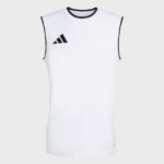 ADIDAS ENT26 SL JSY ΑΝΔΡΙΚΟ ΑΣΠΡΟ ΑΜΑΝΙΚΟ T-SHIRT ΜΕ ΤΕΧΝΟΛΟΓΙΑ CLIMACOOL