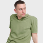 BLEND BHABDO POLO SPLITN S/S ΑΝΔΡΙΚΗ ΒΑΜΒΑΚΕΡΗ ΜΠΛΟΥΖΑ ΠΟΛΟ ΛΑΔΙ ΧΩΡΙΣ ΚΟΥΜΠΙΑ - Image 2