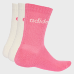 ADIDAS C LIN CREW 3P ΤΡΙΑΔΑ ΒΑΜΒΑΚΕΡΟ ΚΑΛΤΣΑΚΙ ΜΕΧΡΙ ΤΟΝ ΑΣΤΡΑΓΑΛΟ 3 ΧΡΩΜΑΤΑ - Image 2