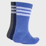ADIDAS 3S ESS C CRW 3P 3 ΔΙΑΦΟΡΕΤΙΚΑ ΧΡΩΜΑΤΑ ΤΡΙΡΙΓΕΣ ΚΑΛΤΣΕΣ ΜΕΧΡΙ ΤΗ ΓΑΜΠΑ - Image 2