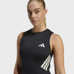 ADIDAS ADI365 TK W ΓΥΝΑΙΚΕΙΟ ΜΑΥΡΟ ΑΜΑΝΙΚΟ ΕΛΑΣΤΙΚΟ CROP TANK - Image 4