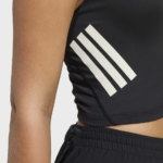 ADIDAS ADI365 TK W ΓΥΝΑΙΚΕΙΟ ΜΑΥΡΟ ΑΜΑΝΙΚΟ ΕΛΑΣΤΙΚΟ CROP TANK - Image 5