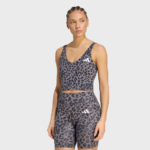 ADIDAS WE AOP TK ΓΥΝΑΙΚΕΙΟ ΑΜΑΝΙΚΟ ANIMAL-PRINT CROP TOP