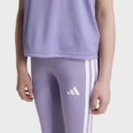 ADIDAS JG TR-ES 3S LEG ΛΙΛΑ ΤΡΙΡΙΓΟ ΑΘΛΗΤΙΚΟ ΕΛΑΣΤΙΚΟ ΚΟΛΑΝ ΜΕ ΤΕΧΝΟΛΟΓΙΑ CLIMACOOL - Image 4